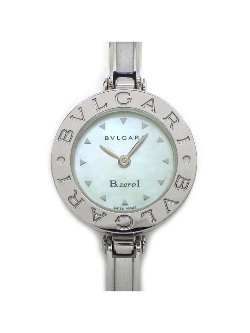 Bvlgari Watch Green Shell Dial SS Quartz Analog